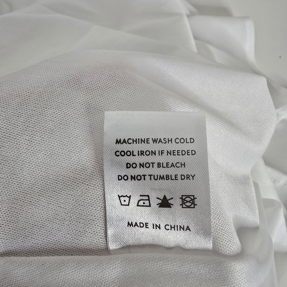 Baltic Born Katya Ruffle Maxi Dress White Size M Bridal Garden Party Flowy - Picture 15 of 15